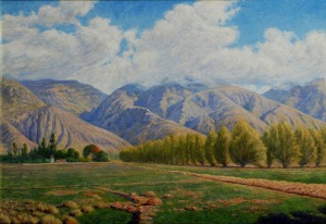 Raúl G. Prada, 1930c, Paisaje del Valle. Colección particular, Cochabamba